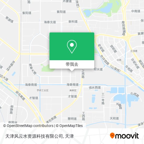 天津风云水资源科技有限公司地图