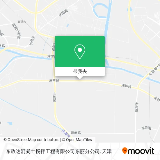 东政达混凝土搅拌工程有限公司东丽分公司地图