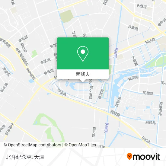 北洋纪念林地图