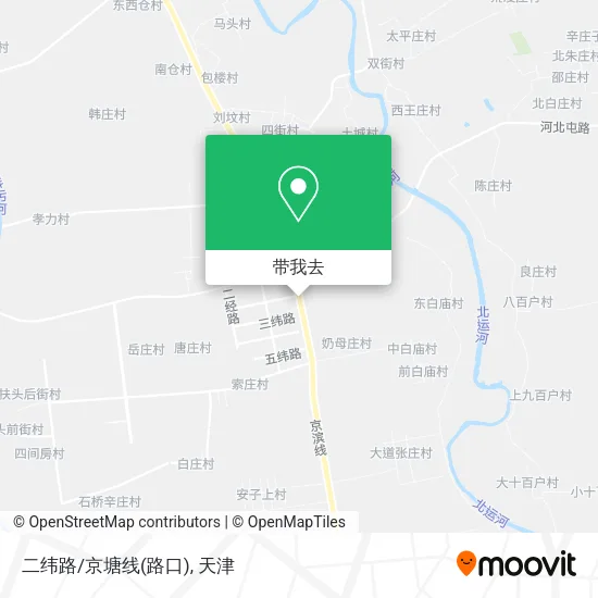 二纬路/京塘线(路口)地图
