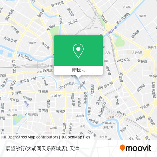 展望纱行(大胡同天乐商城店)地图
