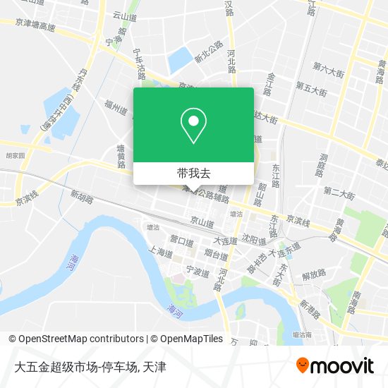 大五金超级市场-停车场地图