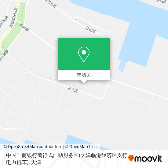 中国工商银行离行式自助服务区(天津临港经济区支行电力机车)地图