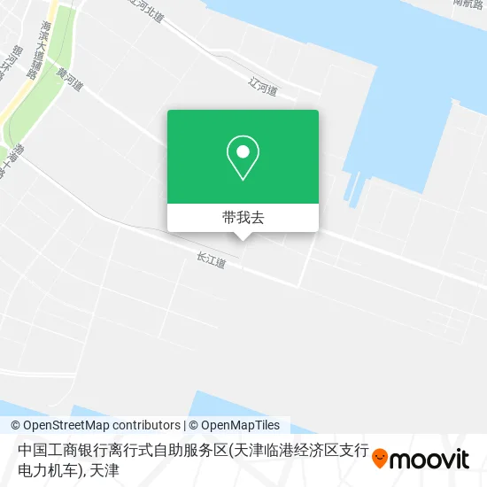 中国工商银行离行式自助服务区(天津临港经济区支行电力机车)地图