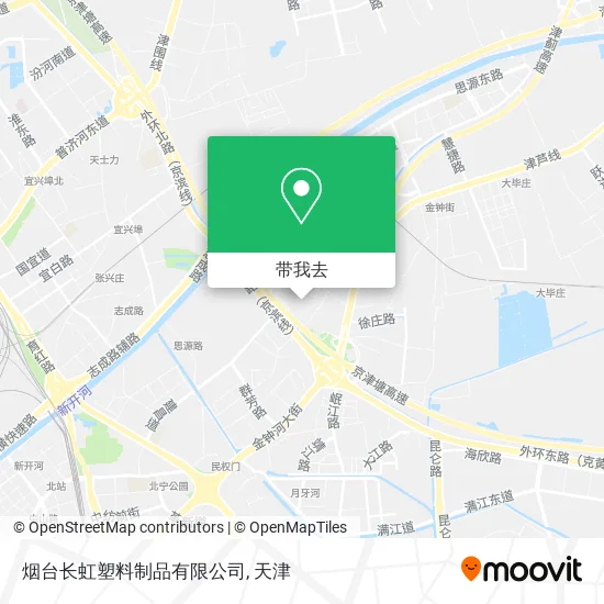 烟台长虹塑料制品有限公司地图