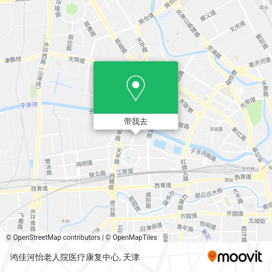 鸿佳河怡老人院医疗康复中心地图