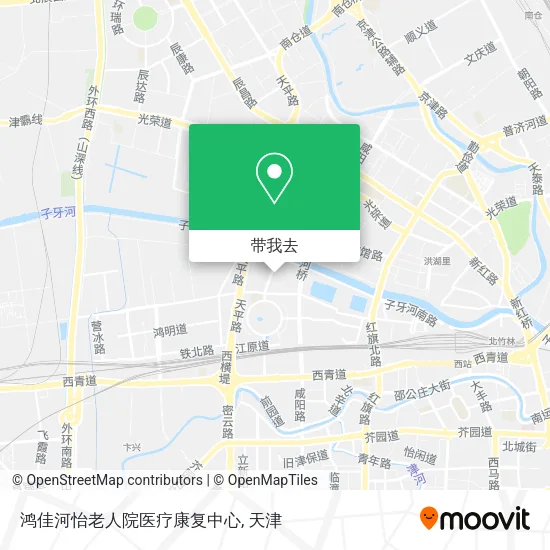 鸿佳河怡老人院医疗康复中心地图