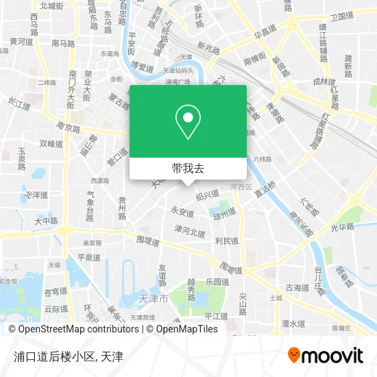 浦口道后楼小区地图