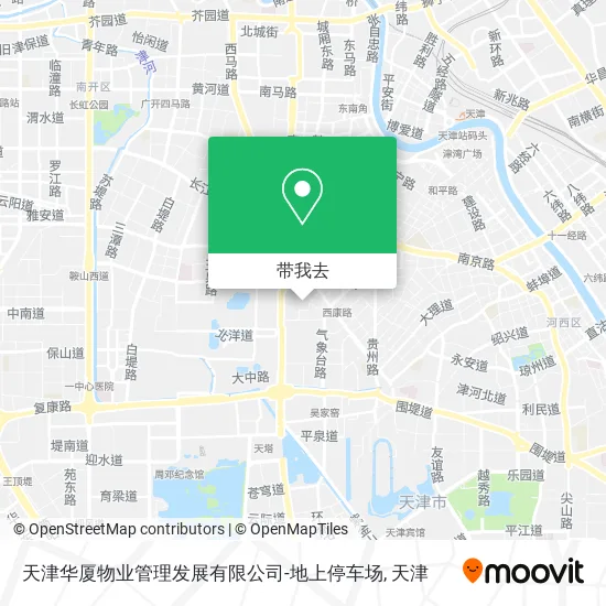 天津华厦物业管理发展有限公司-地上停车场地图