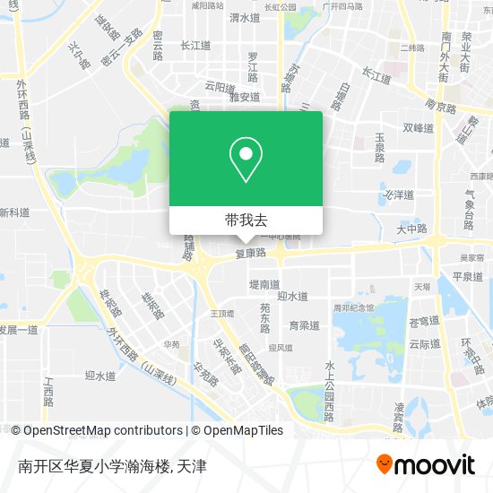 南开区华夏小学瀚海楼地图