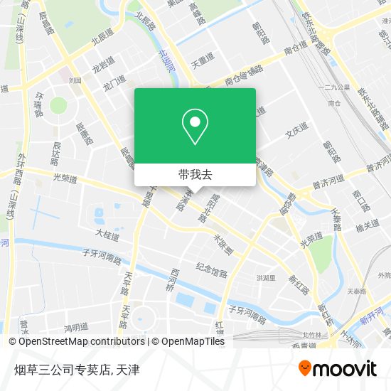 烟草三公司专荬店地图