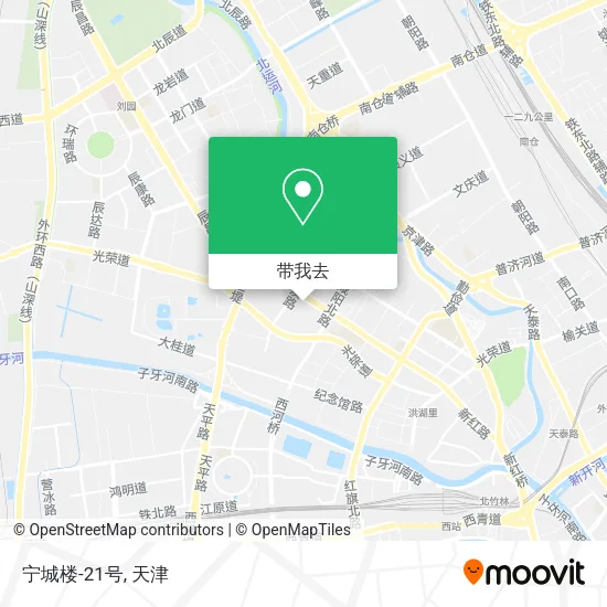宁城楼-21号地图
