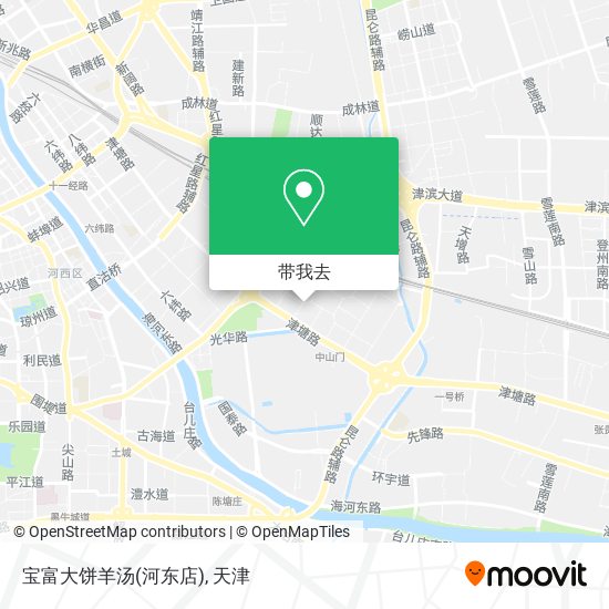 宝富大饼羊汤(河东店)地图