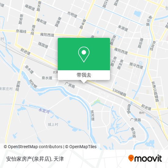 安怡家房产(泉昇店)地图