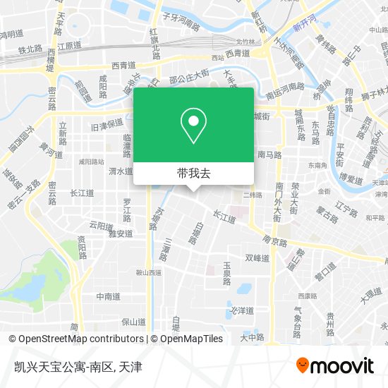 凯兴天宝公寓-南区地图