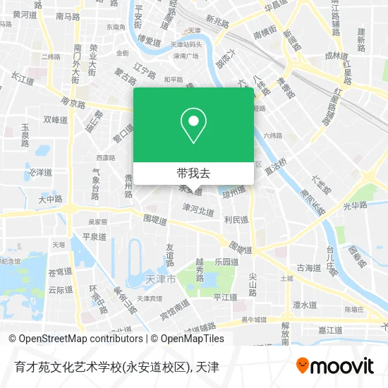 育才苑文化艺术学校(永安道校区)地图