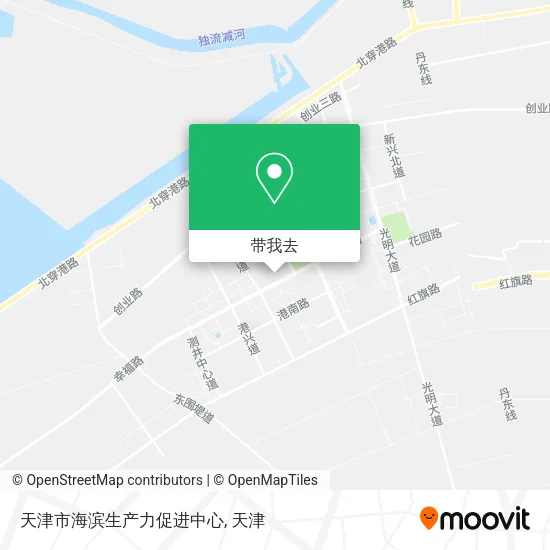 天津市海滨生产力促进中心地图