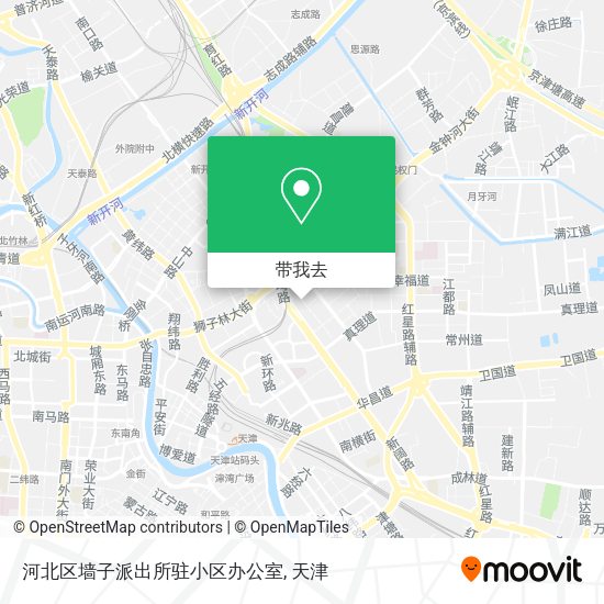 河北区墙子派出所驻小区办公室地图