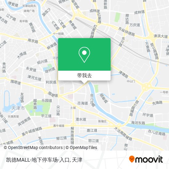 凯德MALL-地下停车场-入口地图