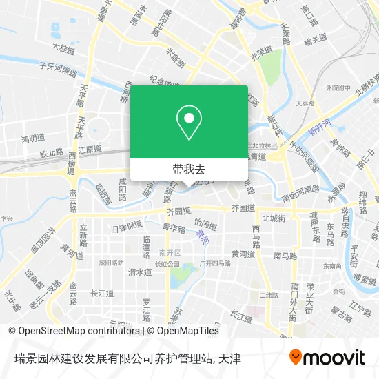 瑞景园林建设发展有限公司养护管理站地图