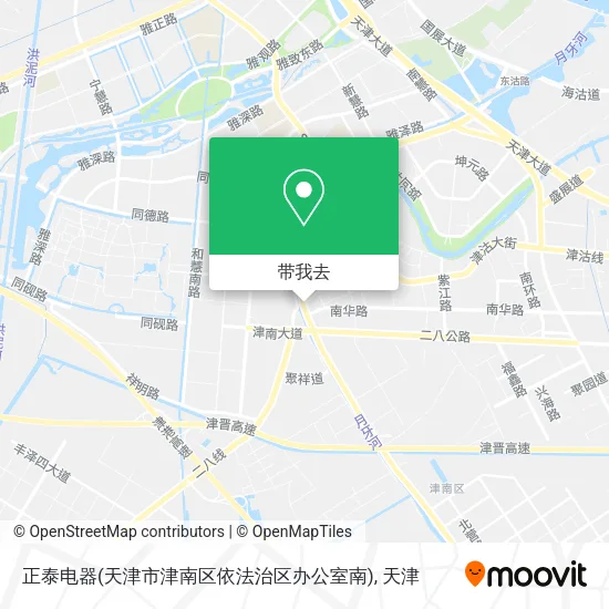 正泰电器(天津市津南区依法治区办公室南)地图