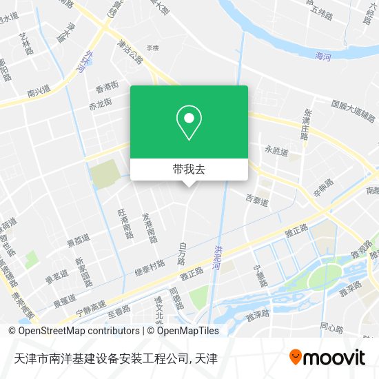 天津市南洋基建设备安装工程公司地图