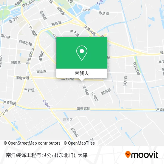 南洋装饰工程有限公司(东北门)地图