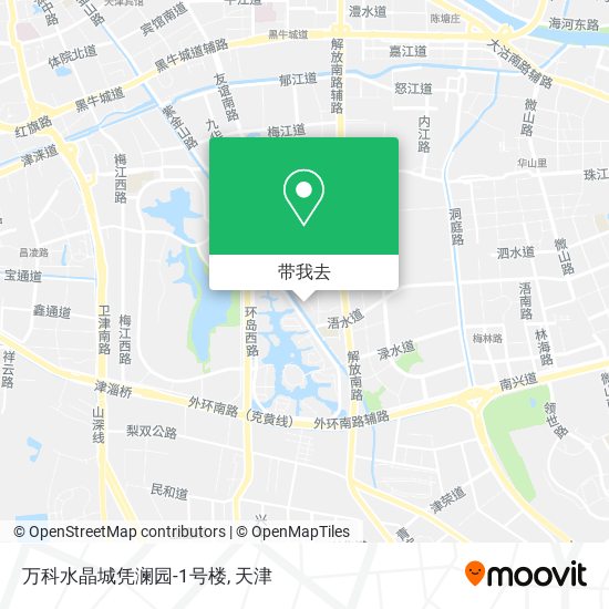 万科水晶城凭澜园-1号楼地图