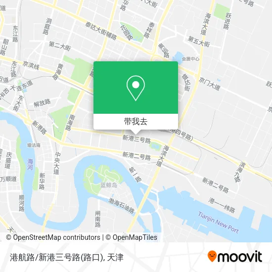 港航路/新港三号路(路口)地图