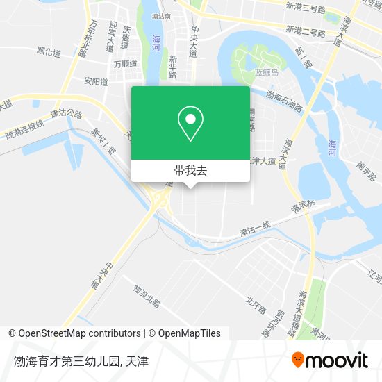 渤海育才第三幼儿园地图