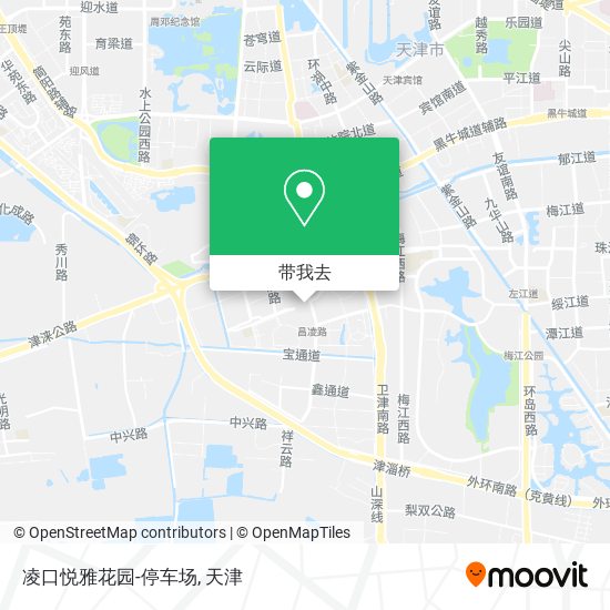 凌口悦雅花园-停车场地图