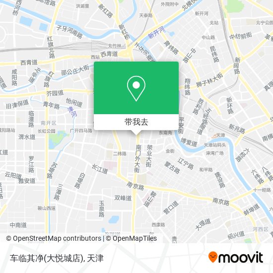 车临其净(大悦城店)地图