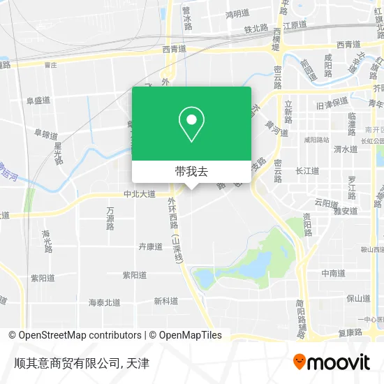 顺其意商贸有限公司地图