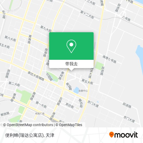 便利蜂(瑞达公寓店)地图