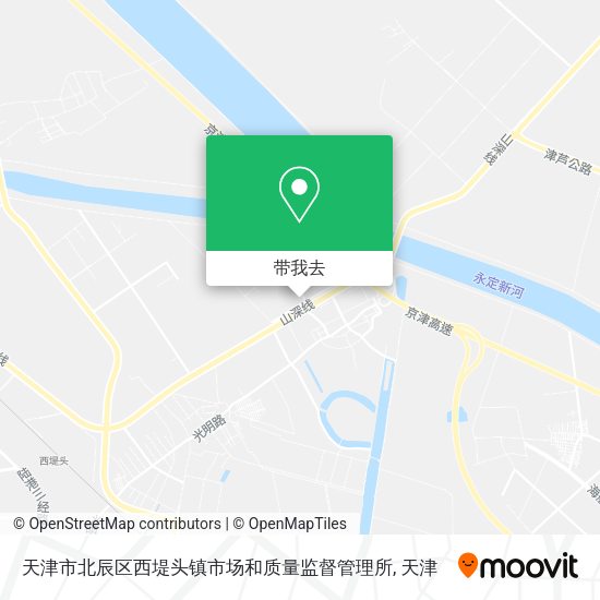 天津市北辰区西堤头镇市场和质量监督管理所地图