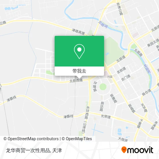 龙华商贸一次性用品地图