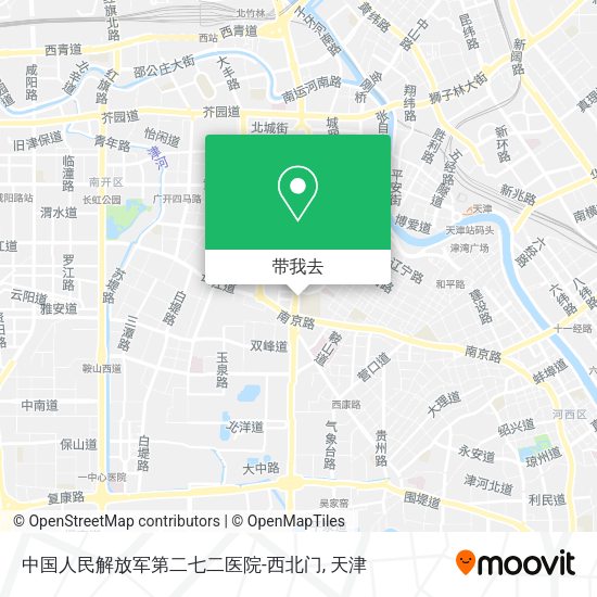 中国人民解放军第二七二医院-西北门地图