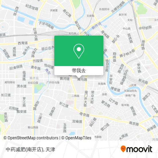 中药减肥(南开店)地图