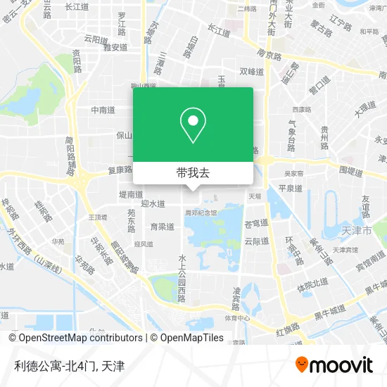 利德公寓-北4门地图