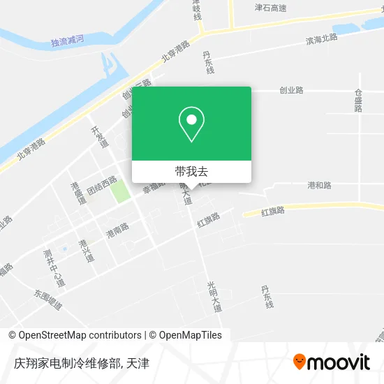 庆翔家电制冷维修部地图