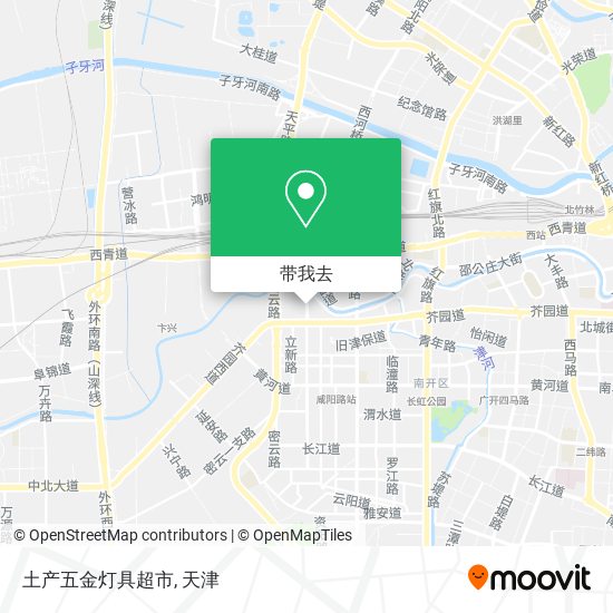 土产五金灯具超市地图