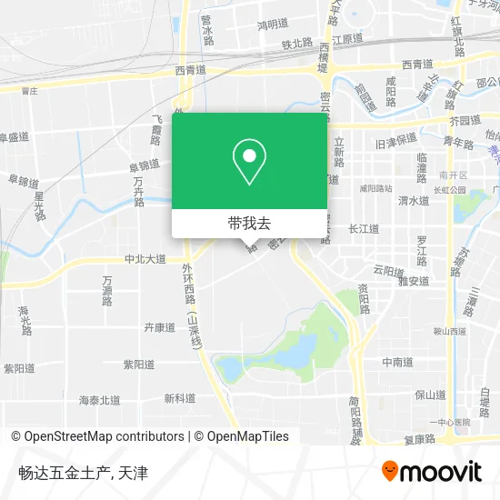 畅达五金土产地图