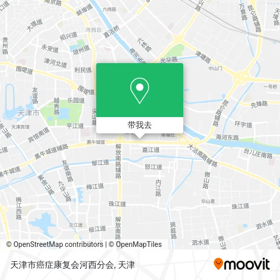天津市癌症康复会河西分会地图