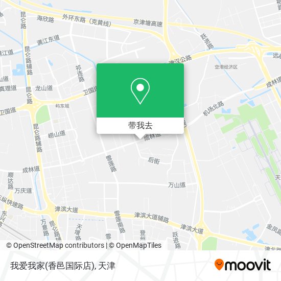 我爱我家(香邑国际店)地图