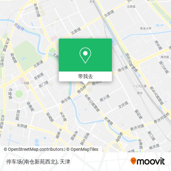 停车场(南仓新苑西北)地图