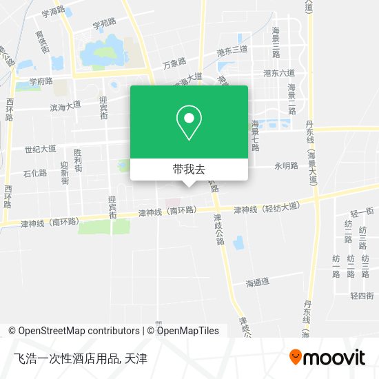 飞浩一次性酒店用品地图