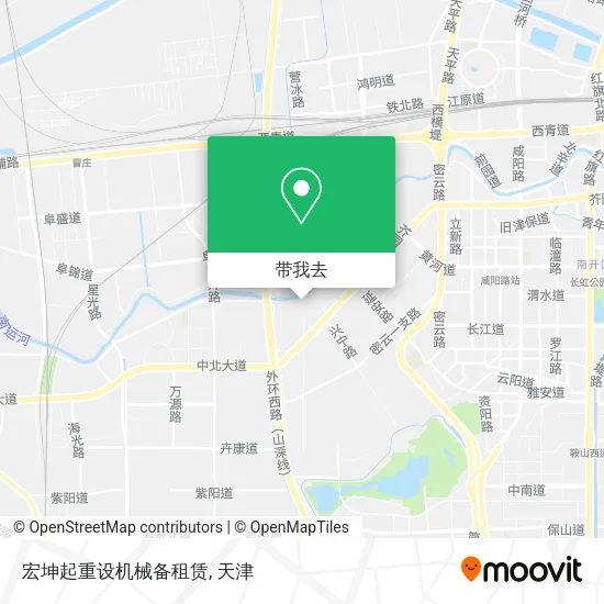 宏坤起重设机械备租赁地图
