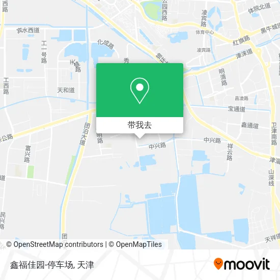 鑫福佳园-停车场地图
