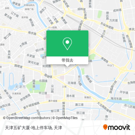 天津五矿大厦-地上停车场地图