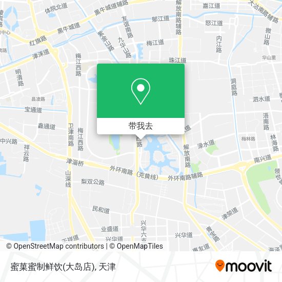 蜜菓蜜制鲜饮(大岛店)地图
